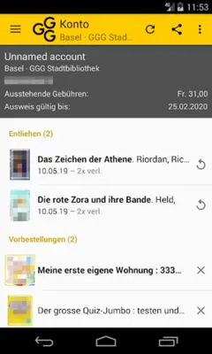 GGG Stadtbibliothek Basel android App screenshot 8