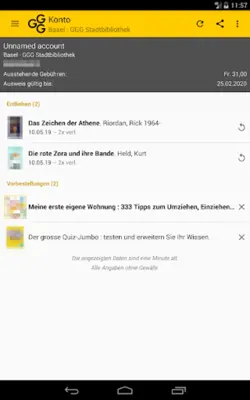 GGG Stadtbibliothek Basel android App screenshot 4